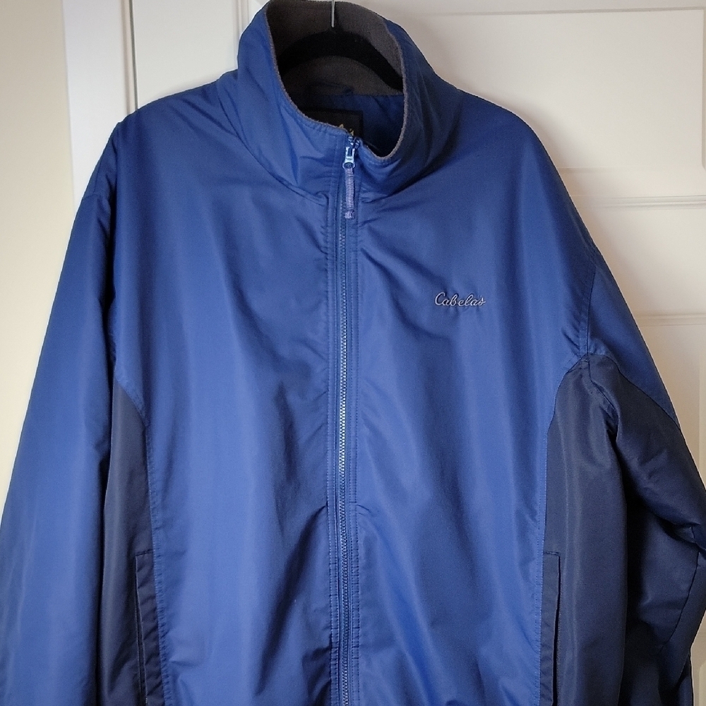 CABELA'S MENS BLUE GRAY JACKET SIZE 2XLT